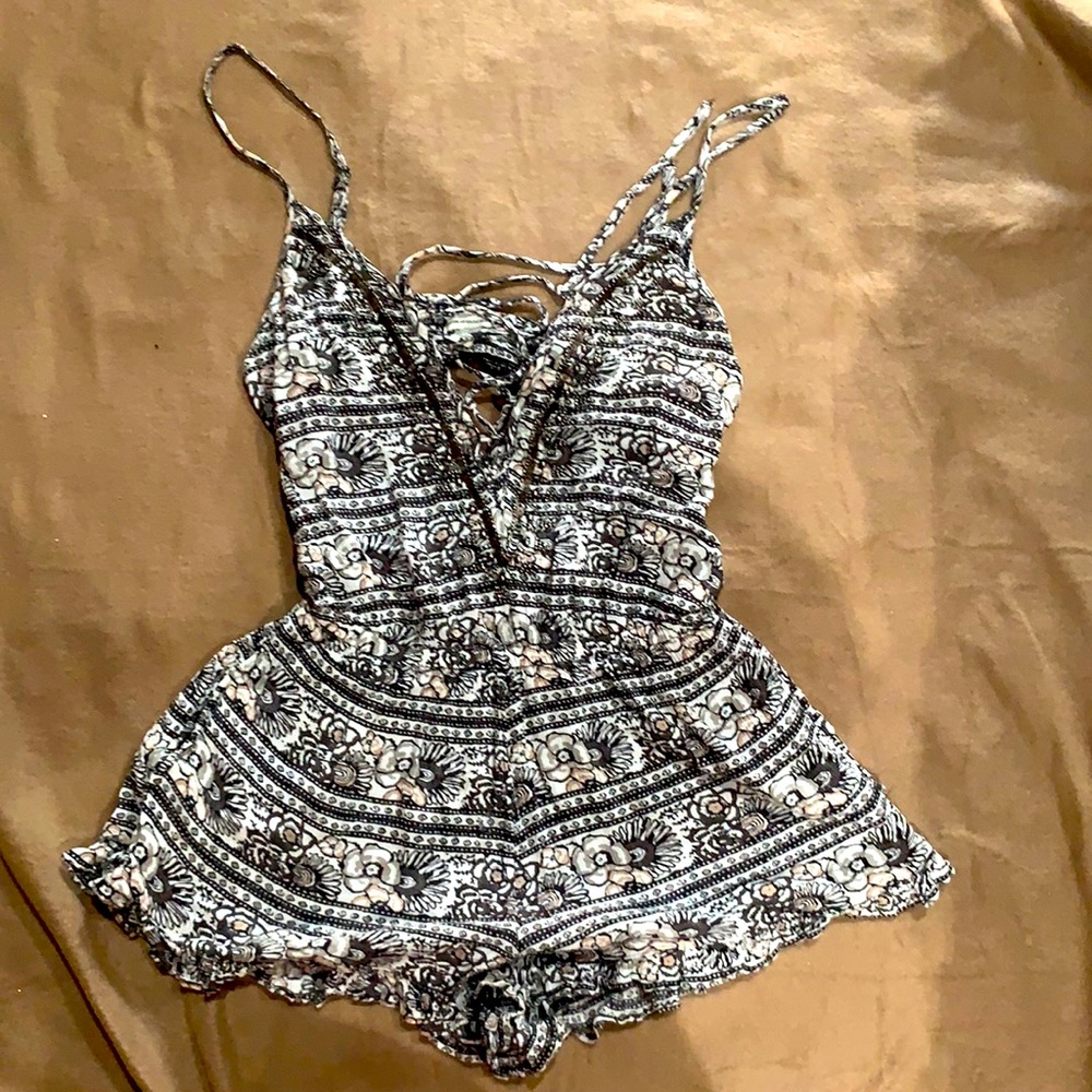 American Eagle Pattern Romper